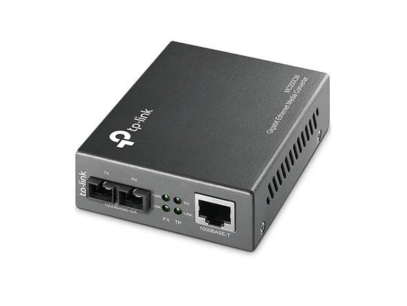 Gigabit Ethernet-mediekonverterare med referens MC200CM från TP-LINK