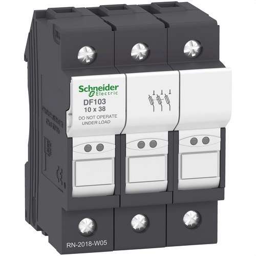 Säkringshållare 3P 32A 10X38MM med referens DF103 från SCHNEIDER ELECTRIC
