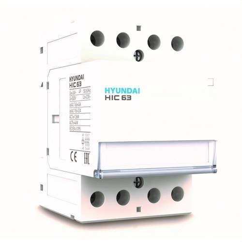 Modulär kontaktor 63A 4NO+0NC 230V AC med referens HIC63-40NSX230 från HYUNDAI