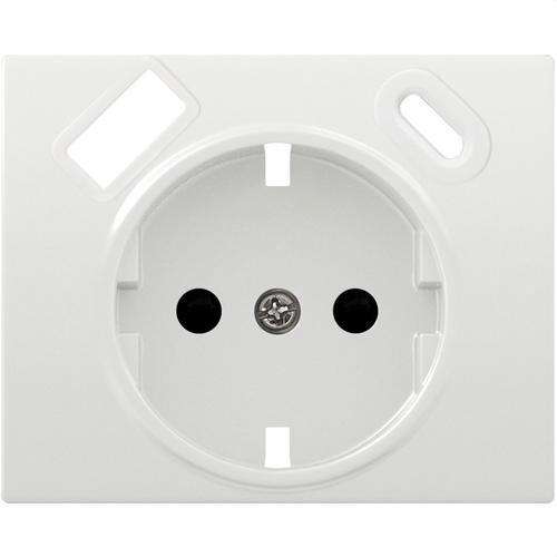 Schuko-vägguttag med USB-C laddare vit Iris med referens 18724-USBC från BJC