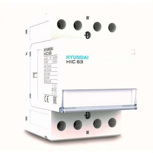 Modulär kontaktor 25A 0NO+4NC 230V AC med referens HIC25-04NSX230 från HYUNDAI