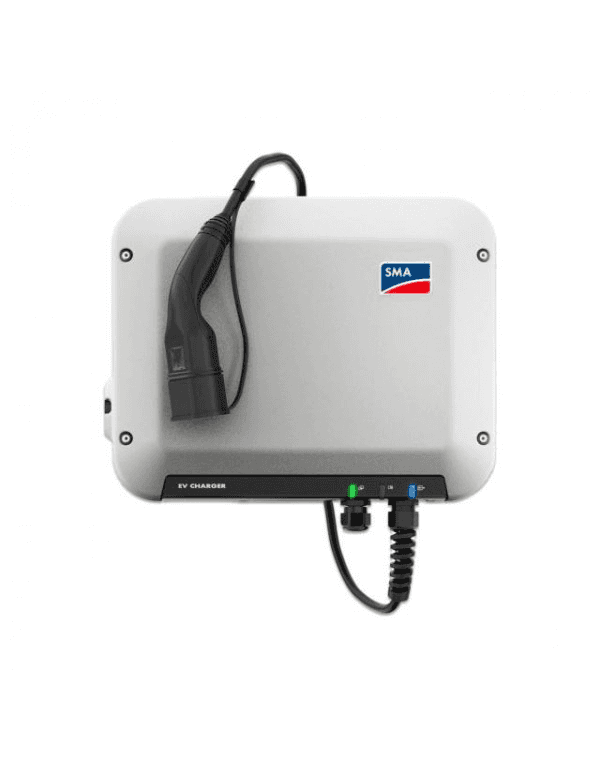 Trefasig laddare för elbil 22 kW SMA EV CHARGER 22 Slang 5 meter Typ 2 med referens EVC22-3AC-10 från SMA SOLAR