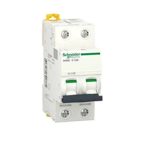 Magnetbrytare IK60N 2P 16A Kurva C 6kA med referens A9K17216 från SCHNEIDER ELECTRIC