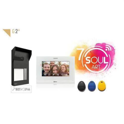 Kit för videoporttelefon för 1 bostad med wifi Golmar Soul S5110/ART 7W med referens 12205118 från GOLMAR