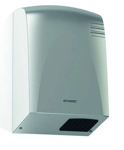 Handtork med elektronisk sensor Wecflow rostfritt stål satin med referens GW01 14 04 01 från GENWEC