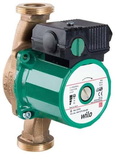 Cirkulationspump Wilo Star-Z 25/2 EM 180 mm 230V PN10 med referens 4029062 från WILO