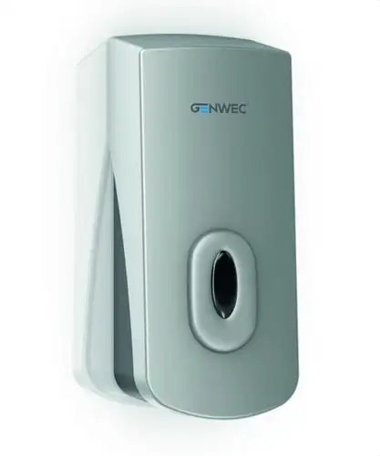 1000ml tvålpump i silver ABS med referens GW04 12 01 04 från GENWEC