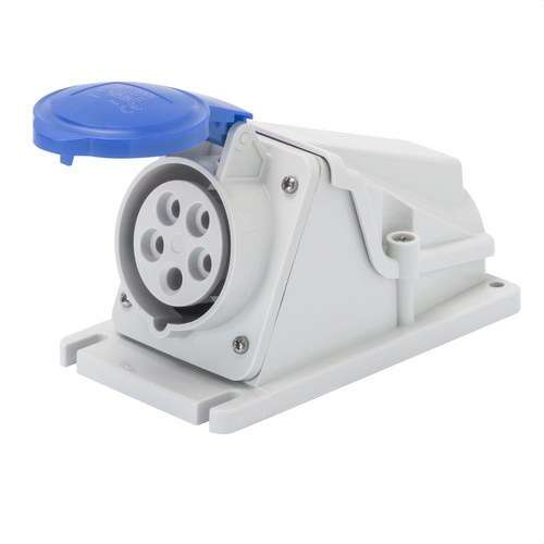 Fast anslutningsbas 90º 2P+T 16A med referens GW62477 från GEWISS