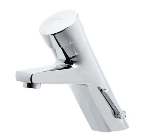 Tidsinställd tvättställsblandare med tryckknapp 1/2" krom med referens 1034 04 från GENEBRE