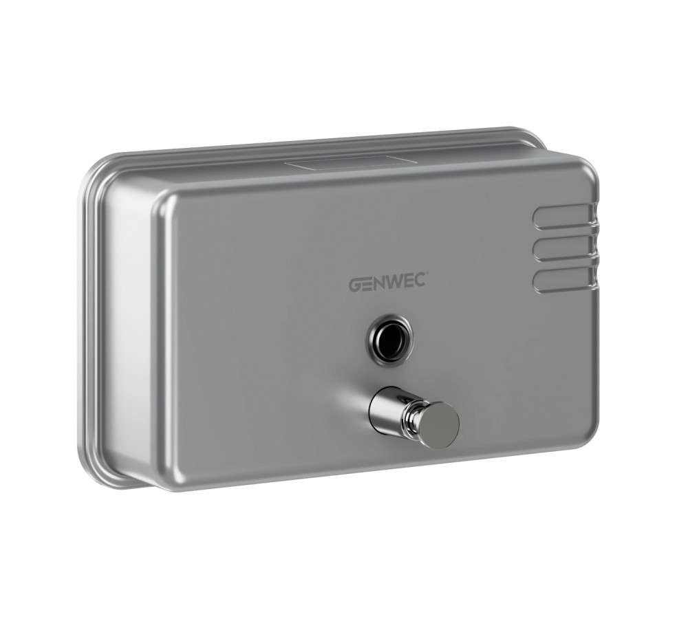 Horisontell tvålpump 1100ml rostfritt stål 304 satin med referens GW04 02 04 01 från GENWEC