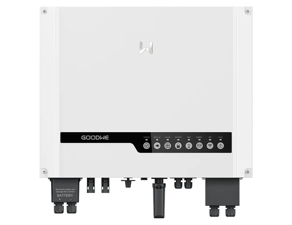 GoodWe ES GW5048D-ES enfasig hybrid solcellsväxelriktare 4,6 kW med referens GW5048D-ES från GOODWE