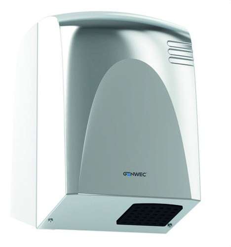 Handtork med elektronisk sensor Wecflow rostfritt stål glänsande med referens GW01 14 04 02 från GENWEC
