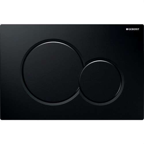 Dubbelsköljningsknapp SIGMA01 intensiv svart med referens 115.770.DW.5 från GEBERIT