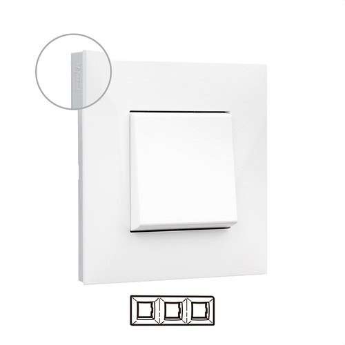 Ram för dekoration med 2 element vit/krom Valena Next med referens 741013 från LEGRAND