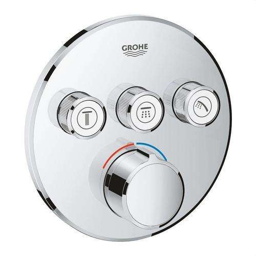 Inbyggd blandare med 3 SmartControl-kranar krom med referens 29146000 från GROHE