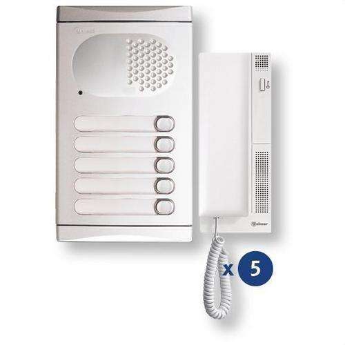 Kit för porttelefon för 5 bostäder Golmar 4150/AL med referens 11284150B från GOLMAR