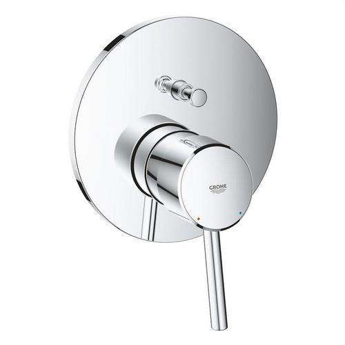 Enkelspak duschblandare med tvåvägsomkastare Grohe Concetto med referens 24054001 från GROHE