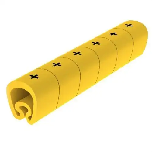 Förskurna gula markörer Ø5 PVC plastbelagda med referens 1811-= från UNEX