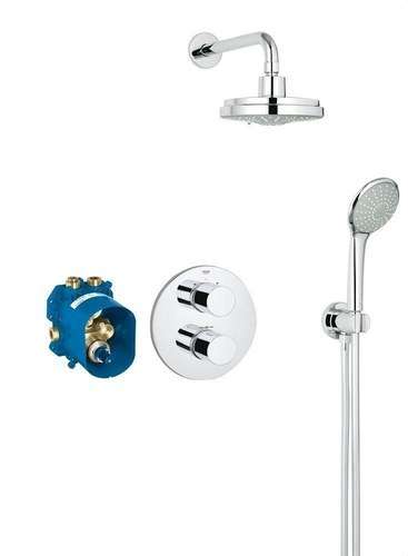Perfekt duschset Grohtherm 3000 Cosmopolitan krom med referens 34399000 från GROHE