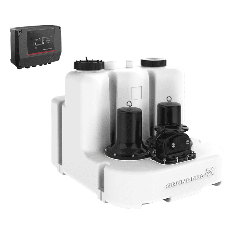 Grundfos Multilift MLD.38.3.2 dubbelpumps lyftstation med referens 97901114 från GRUNDFOS