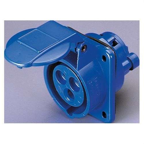 Fast infälld bas 10º IP44 2P+T 16A 230V med referens GW62204 från GEWISS