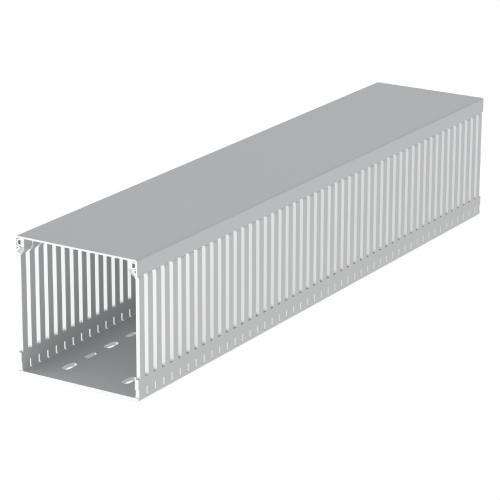 Grå kabelkanal U43X 100x100mm med referens 100.100.88 från UNEX