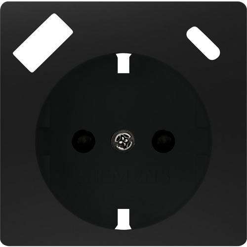 Schuko-uttag med USB matt svart Miro med referens 5UH10725SB10 från BJC