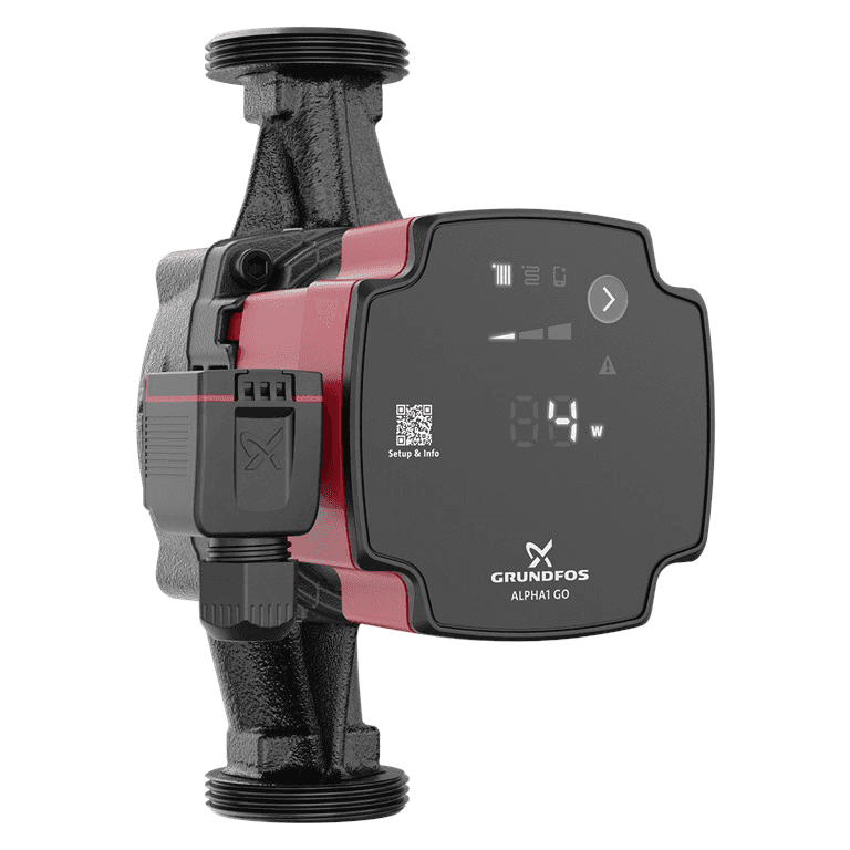 Cirkulationspump Grundfos ALPHA1 GO 25-40 180 med referens 93074185 från GRUNDFOS