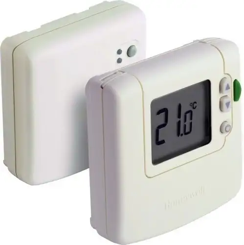 Honeywell digital termostat DT92 + mottagare BDR91 med referens DT92A1004 från RESIDEO