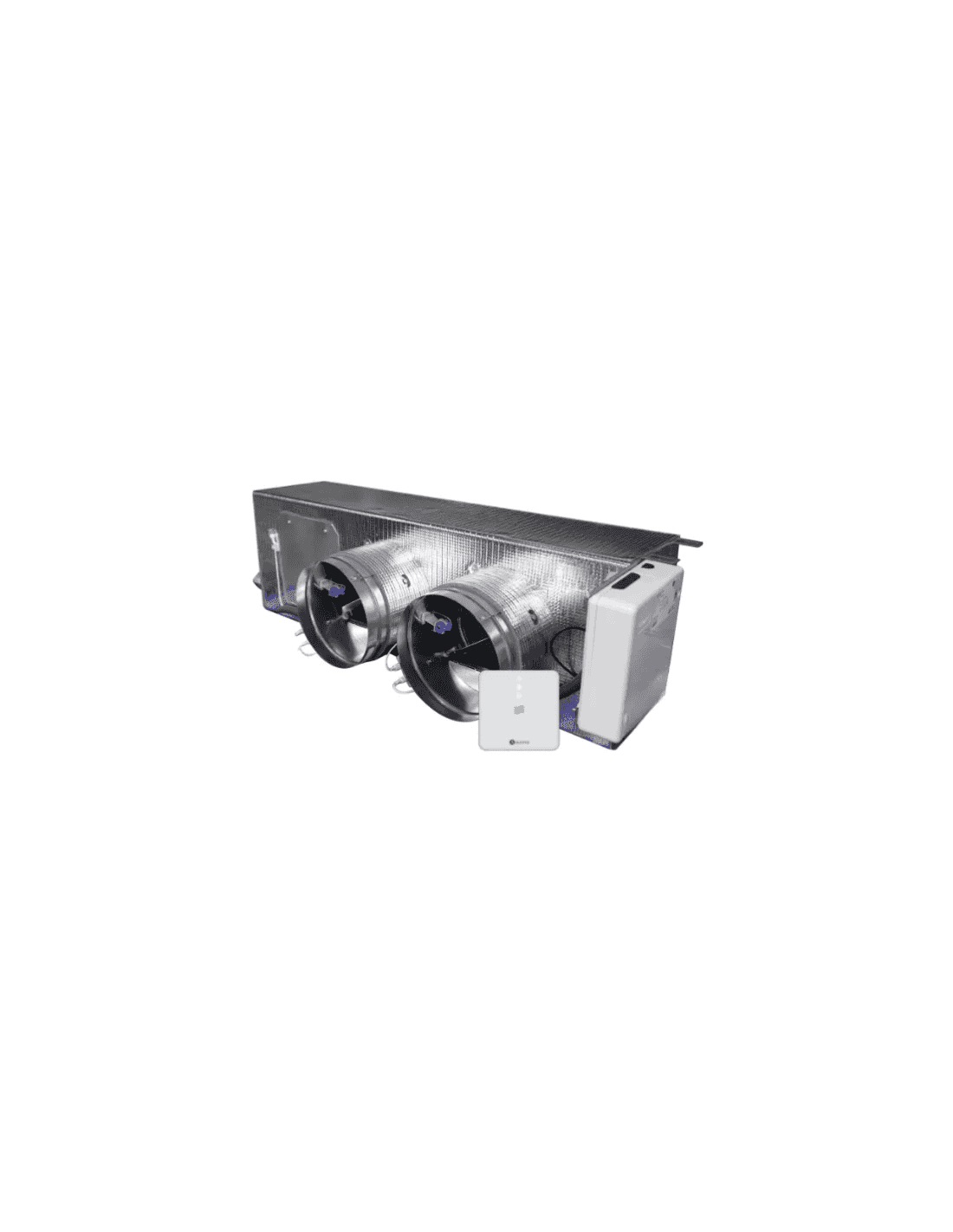 Motoriserad plenum Airzone Easyzone 25 Wi-Fi Medium AZC25MELBS01S2 för Mitsubishi Electric låg profil – 2 utlopp Ø200 mm (medelkapacitet) med referens AZC25MELBS01S2 från AIRZONE