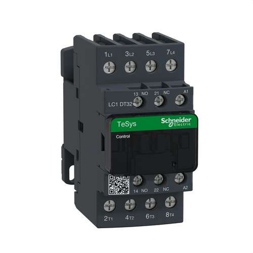 Kontaktor 32A AC1 4P 1 NO/1 NC 110V 50-60HZ med referens LC1DT32F7 från SCHNEIDER ELECTRIC