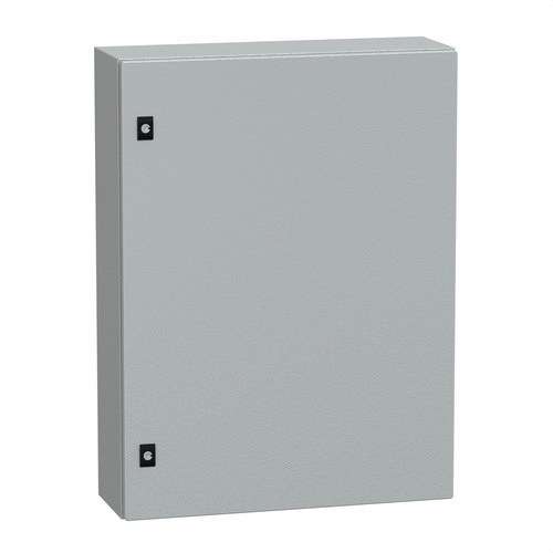 Väggskåp i stål med blinddörr utan monteringsplatta 800x600x200 Panel SeT CRN med referens NSYCRN86200 från SCHNEIDER ELECTRIC