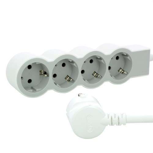 Fleruttag med 4 schuko-uttag och 5 meter kabel med referens 694569 från LEGRAND