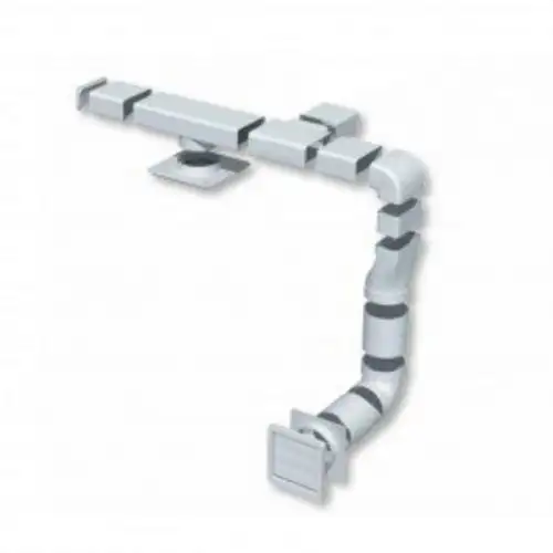Horisontell rektangulär armbåge 90º TUBREC CRH90 diameter 100mm med referens 5416836700 från SOLER & PALAU