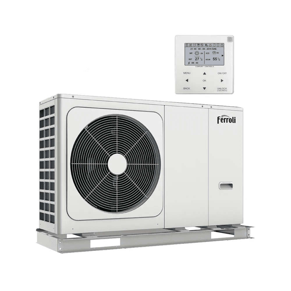Luftvärmepump monoblock Ferroli OMNIA M 3.2 12 kW med referens 2CP000EF från FERROLI