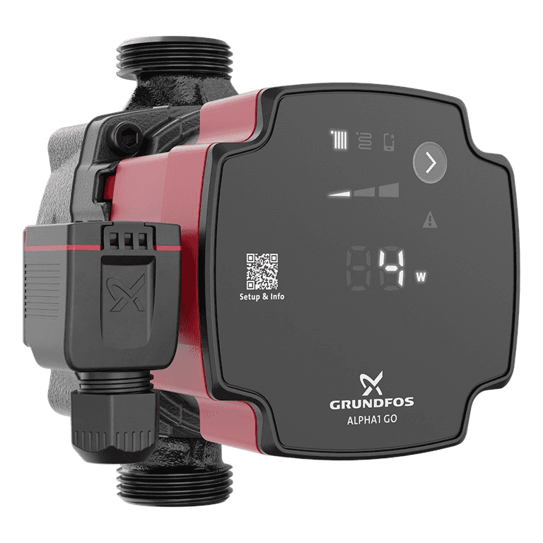 Cirkulationspump Grundfos ALPHA1 GO 15-60 130 med referens 93074173 från GRUNDFOS
