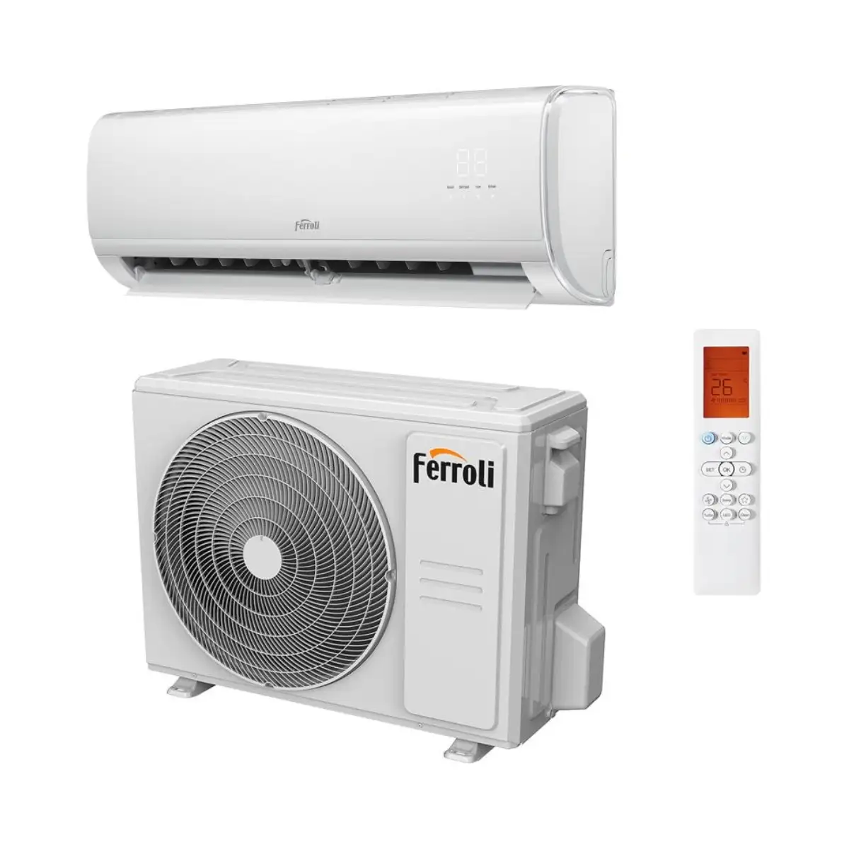 Luftkonditionering med wifi Ferroli Giada S 12 3,5 kW 12000 BTU med referens 4B3970129 från FERROLI