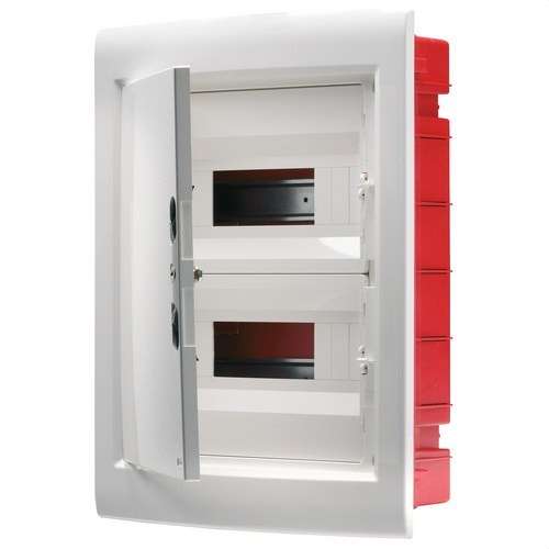 Inbyggd elcentral med blinddörr 36 moduler (18x2) med referens GW40889 från GEWISS