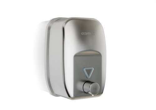 Väggmonterad tvåldispenser 1800ml rostfritt stål satin med referens GW04 21 04 01 från GENWEC
