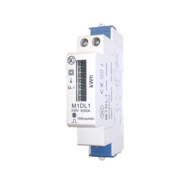 Direkt enfas energimätare M1DL-MID med referens YM1DL1MID3201 från SACI