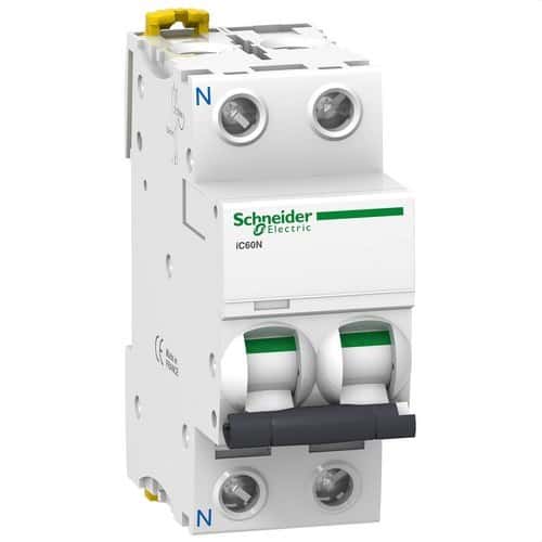 IC60N 1P+N 32A B Karakteristik Säkringsautomat med referens A9F79632 från SCHNEIDER ELECTRIC