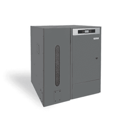 Pelletpanna Domusa BIOCLASS IC 12 + DR med 142 kg tank med referens TBIO000136 från DOMUSA