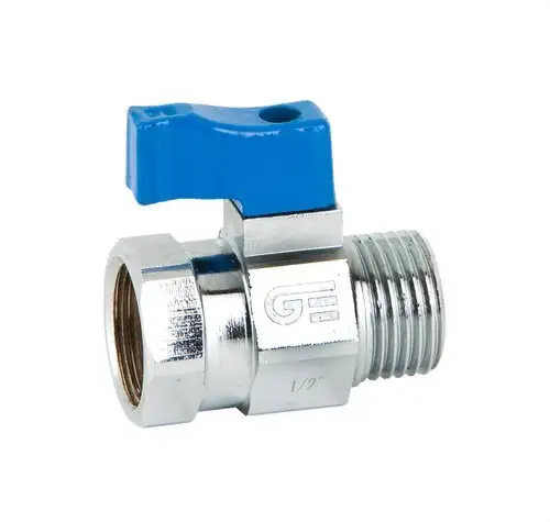 Mini kulventil 1/2" blå med referens 3097 04 från GENEBRE
