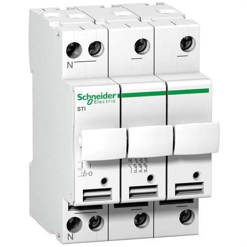 Säkringshållare brytare Acti9 STI 3P+N 500V med referens A9N15658 från SCHNEIDER ELECTRIC