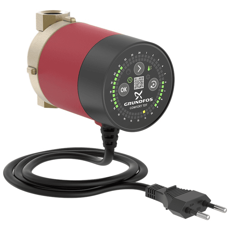 Cirkulationspump Grundfos COMFORT 15-14 B TDT med referens 93093537 från GRUNDFOS