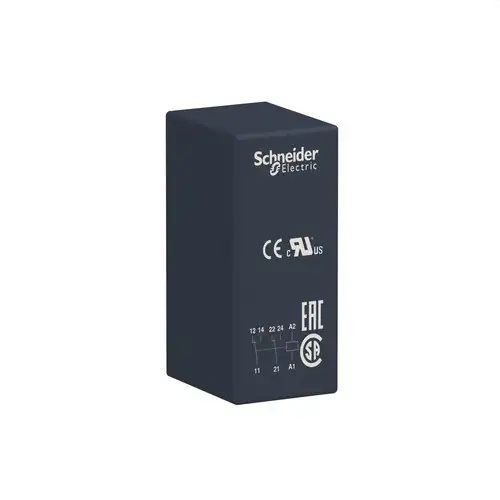 Pluggbart relä 2 NO/NC 8A 230V AC med referens RSB2A080P7 från SCHNEIDER ELECTRIC