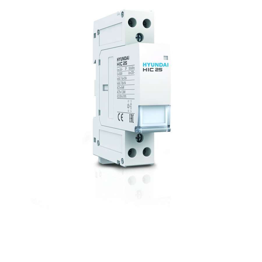 Modulär kontaktor 25A 2NO AC 50HZ 230V CA med referens HYC25-20NS230 från PROCOEL