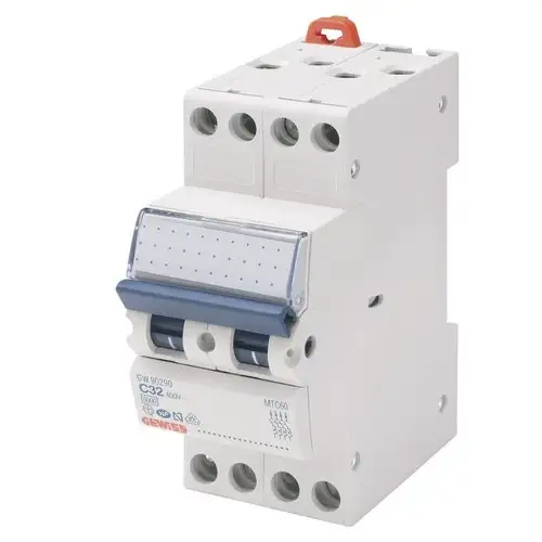 Gewiss Serie 90 MTC 4P 20A C 6kA brytare med referens GW90288 från GEWISS