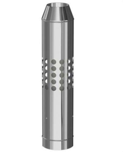 Koaxial takutlopp diameter 125/200mm PP/Rostfritt stål med referens 125200COAXCONO45 från FIG