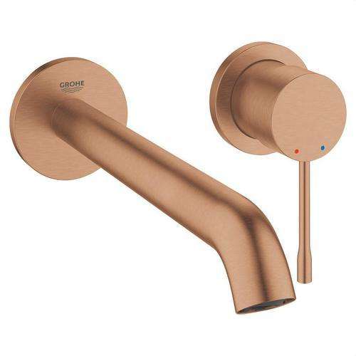 Väggmonterad tvättställsblandare Essence 1/2" Storlek L koppar med referens 29193DL1 från GROHE